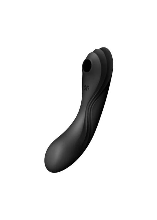 Satisfyer Curvy Trinity 4 nabíjací vaginálny a klitorisový vibrátor čierny