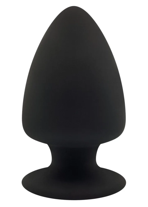 Prispôsobivé análne dildo Silexd M  11cm čierne
