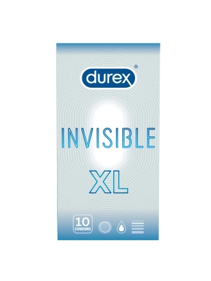 Extra veľké kondómy Durex Invisible XL 10ks