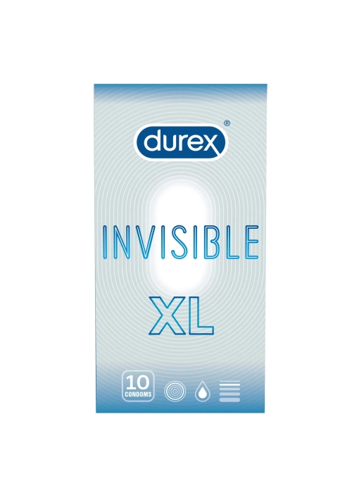 Extra veľké kondómy Durex Invisible XL 10ks