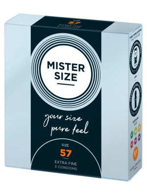 Mister Size tenký kondóm  57mm 3ks