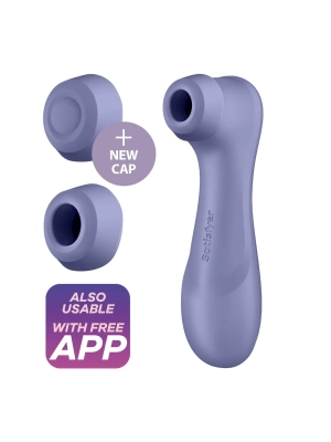 Smart nabíjateľný stimulátor na klitoris so vzduchovými vlnami Satisfyer Pro 2 Gen3 Smart fialový