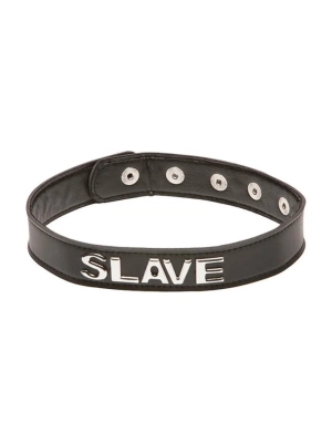 Otrokársky obojok s nápisom SLAVE  X-Play