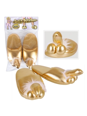 Zlaté papuče - s penisom