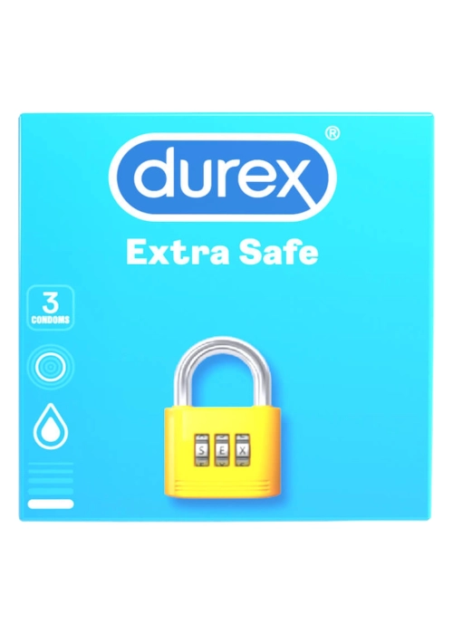 Durex extra bezpečné kondómy 3ks