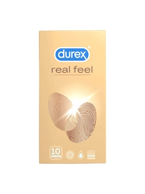 Durex Real Feel kondómy bez latexu 10 ks