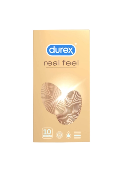 Durex Real Feel kondómy bez latexu 10 ks