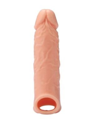 Realistický návlek na penis 17 cm