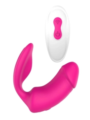 Dvojitý nabíjateľný vibrátor na klitoris s rádiom Vibes of Love Duo