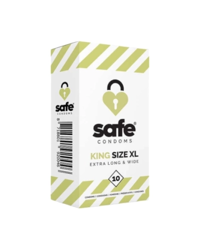 SAFE King Size XL extra veľký kondóm 10ks