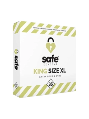 SAFE King Size XL extra veľké kondómy 36ks