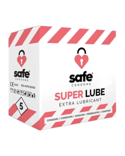 SAFE Super Lube extra tenké kondómy 5ks