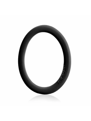 Silikónový čierny erekčný krúžok na penis Nexus Enduro