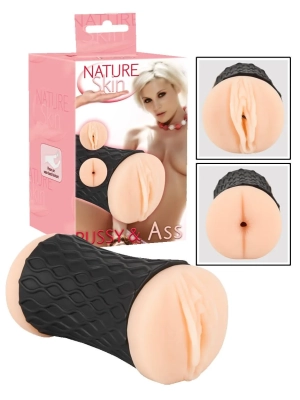 Masturbátor Nature Skin Pussy & Ass Masturbator