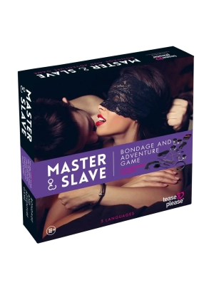 Vzrušujúca erotická hra pán a sluha Master & Slave Bondage Game Purple (NL-EN-DE-FR-ES-IT-SE-NO-PL-RU)