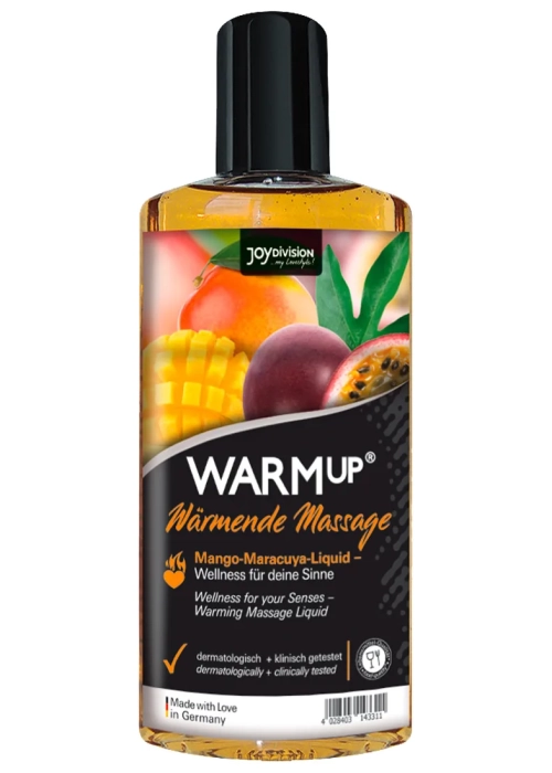 Olej na masáž s hrejúcim účinkom  mango marakuja 150ml