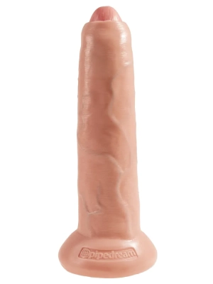 Realistické dildo s predkožkou King Cock 9 23cm