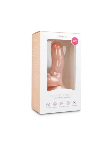 Realistický penis s prísavkou a semenníkmi 15cm Easytoys