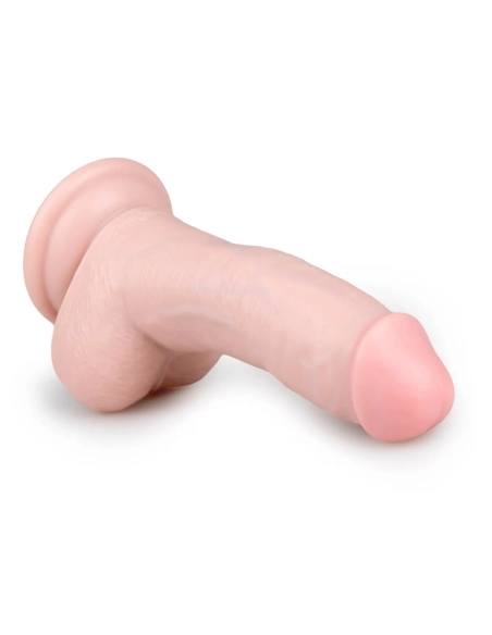 Realistický penis s prísavkou a semenníkmi 15cm Easytoys