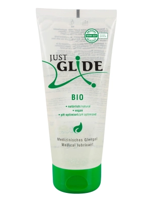 Vegánsky lubrikačný gel na báze vody  Just Glide Bio 200ml