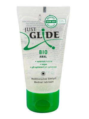 Análny vegánsky lubrikačný gel na báze vody  Just Glide Bio ANAL 50ml