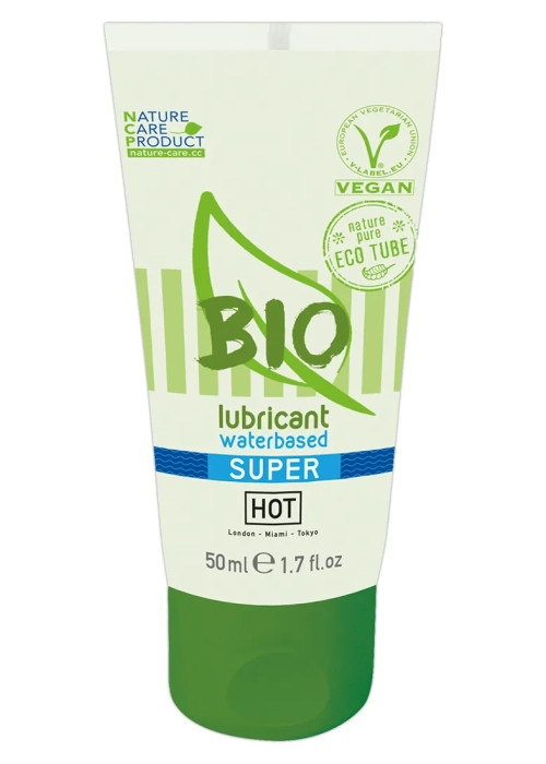 Lubrikačný gel pre vegetariánov na báze vody HOT Bio Super 50ml
