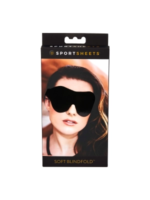 Jemná maska na oči s gumeným popruhom Sportseets