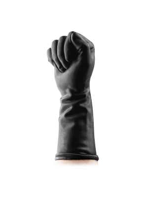 BUTTR Gauntlets Fisting Gloves latexové rukavice na fisting čierne