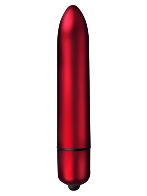 Rouge Allure normálny tyčový vibrátor s 10 rytmami červený